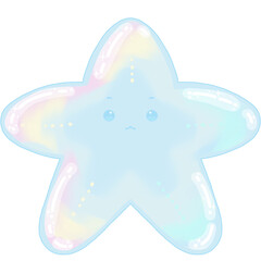 Starfish pastel colorful