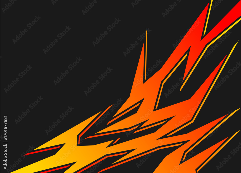 Aufkleber abstract background with geometric spike pattern and with some copy space area