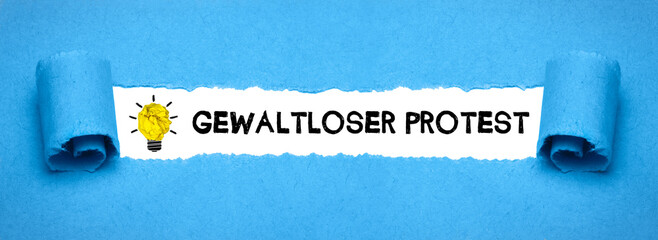 Gewaltloser Protest	
