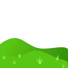 vector illustration of a green grass