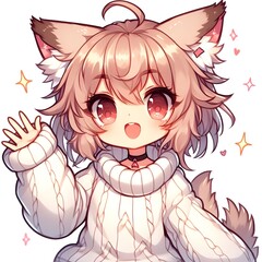 Whisker Joy Chibi Neko