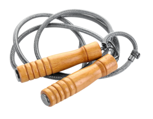 Jump rope icon isolated on a white background.