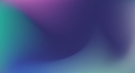 Abstract gradient with smooth purple, blue, green, and pink blurred tones. Modern soft background for digital design and creative art projects. Colorful minimal fluid illustration.