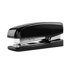 Black stapler, side view