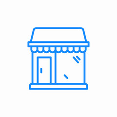 grocery store icon sign vector