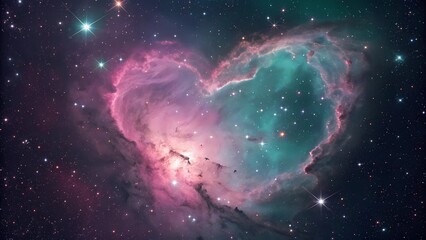 A heart shaped nebula 
