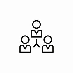 users network icon sign vector