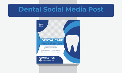 Dental Clinic Social Media Post – Business Plan Concept