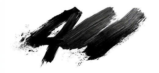 Black paint splatter number four