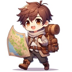 Little Explorer Chibi Boy