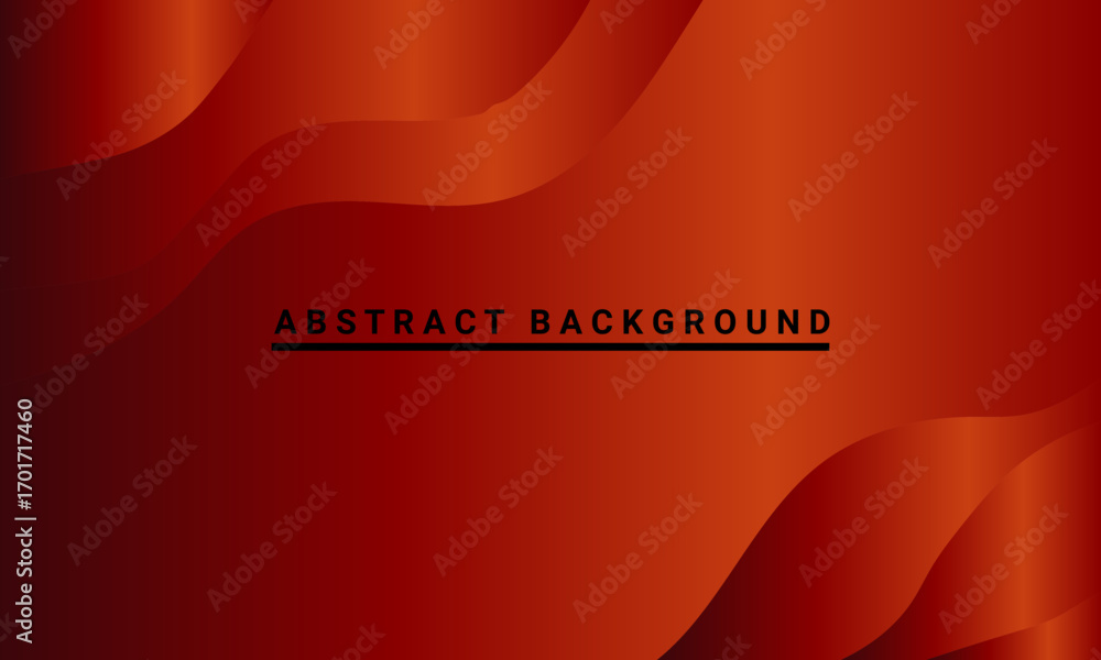 Aufkleber abstract gradient waves background with deep red and orange tones fluid