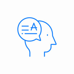 language translation icon sign vector