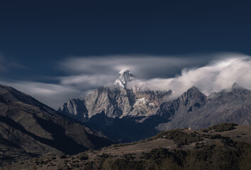 mountain landscape in the morning