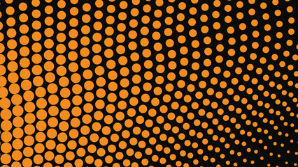 Orange Halftone Abstract Background for Modern Digital Graphic Design and Creative Visual Artwork