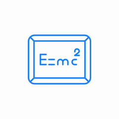 physics equasion icon sign vector