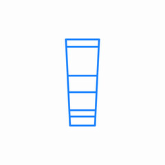 tube of cream icon sign vector