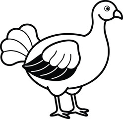 vector illustration of chicken