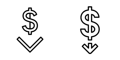 Obraz premium eps 10 money growth icon set against a white background, in modern style