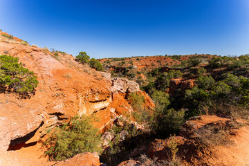 Red Cliffs at Caprock Canyons State Park, Texas, USA