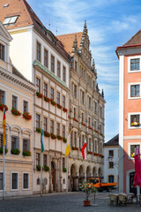 Fototapeta premium Görlitz an der Neisse, Oberlausitz, Altstadtszene 