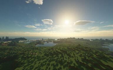 panorama of the city