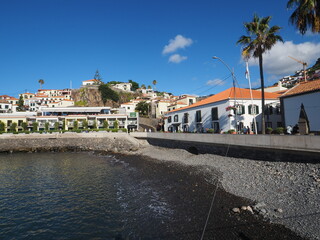 fishing village Câmara de Lobos on the western side of Madeira Island