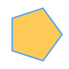 Polygon Shape 5 sides #198