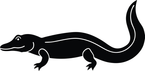 illustration of a silhouette of a kangaroo