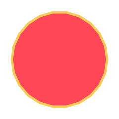 Polygon Shape 22 sides #243