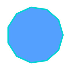 Polygon Shape 11 sides #36