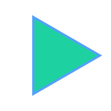 Polygon Shape 3 sides #364