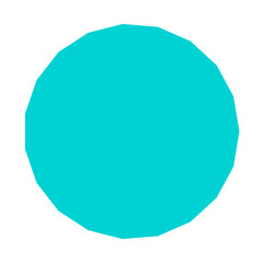 Polygon Shape 19 sides #380