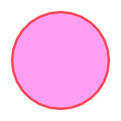 Polygon Shape 28 sides #417