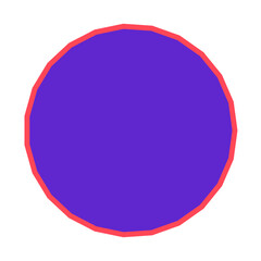 Polygon Shape 23 sides #440