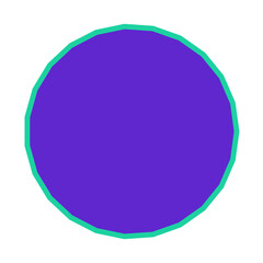 Polygon Shape 23 sides #48