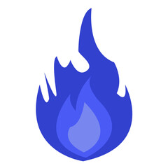 Vibrant blue abstract design with organic shapes and flowing lines creating a dynamic visual effect