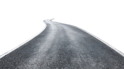 Winding Road at Night with Sparkling Texture