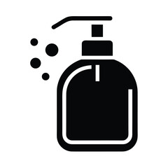 Soap Handwash Icon Hygiene Vector Title