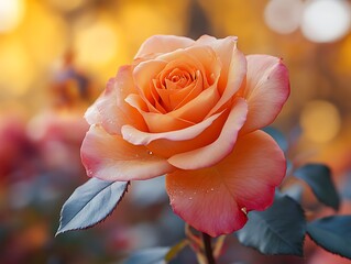 Luxury golden yellow rose floral background with premium texture and soft blur, ideal for brand packaging, beauty product design, luxury advertisements, or festive promotional events