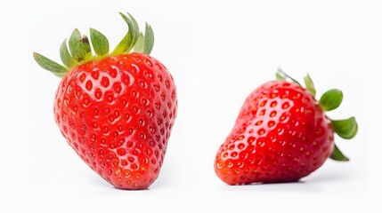 strawberry isolated on white background