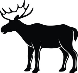 deer silhouette vector