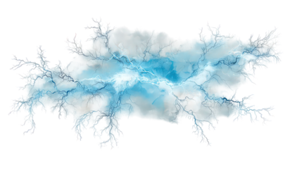 Abstract Blue And White Water Ink Texture