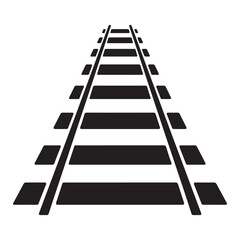 Abstract geometric shape silhouette isolated on white background