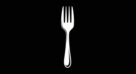 White fork utensil silverware dinnerware cutlery.