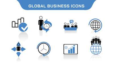 global business icons