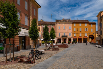 Historical city centre of Carpi, Emilia-Romagna, Italy