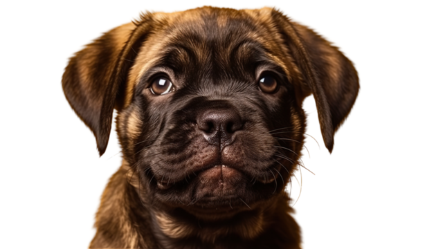 Close-up of a puppy's face