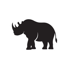 Fototapeta premium rhino vector illustration