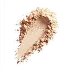 Light beige face powder, scattered (1)