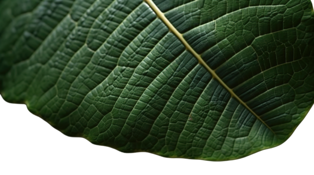 Close-up of a textured leaf